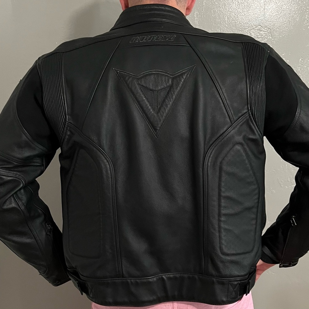 Dianese Zen Evo Perforated Motorcycle Jacket EU size 52, US size 42, black.